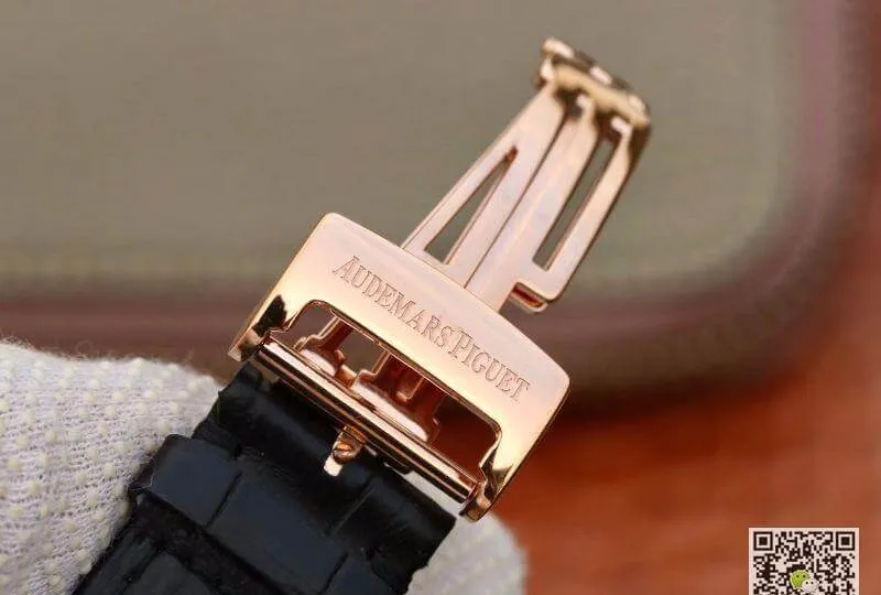 Audemars Piguet JULES 26357PT.ZZ.D028CR.01 1:1 Best Edition Replica Watch Swiss Tourbillon Black Leather Strap